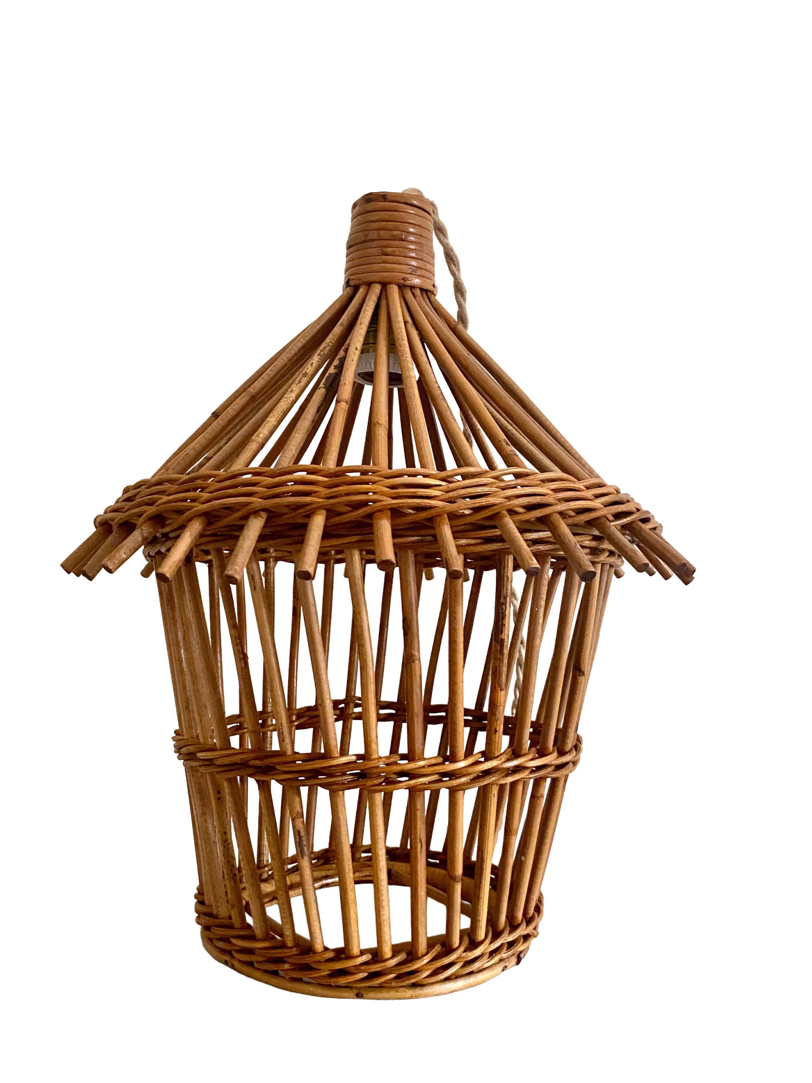 Rattan lamp, 60