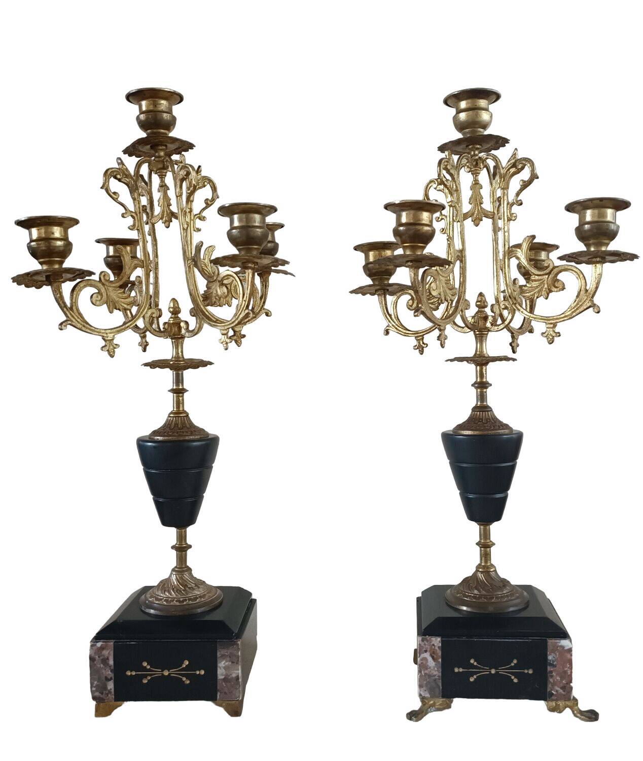Pair of Napoleon III candelabra
