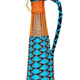 Bottle scoubidous conical, 60s