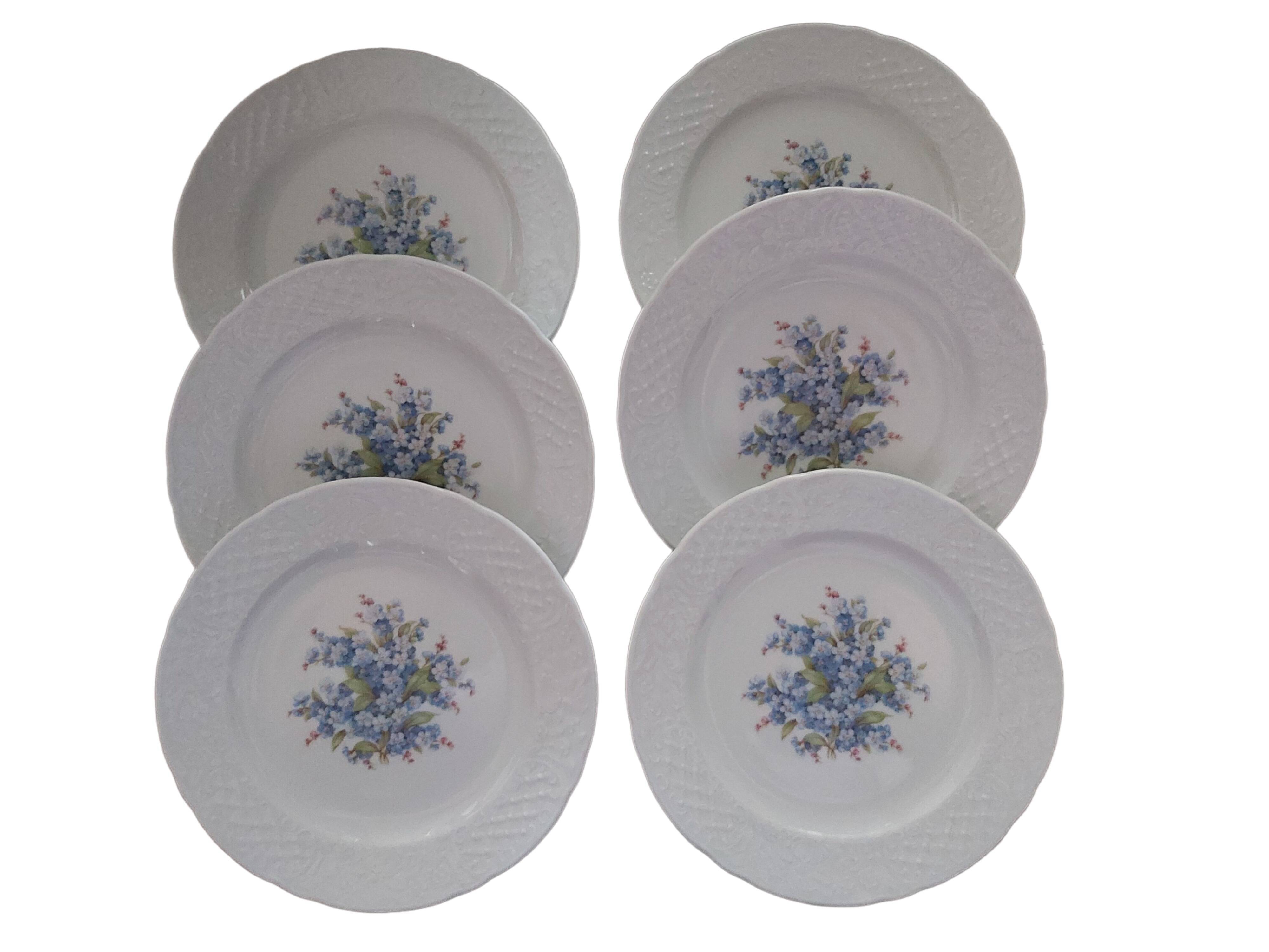 Set of 6 dessert plates Bavaria Schumann Arzberg