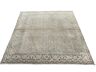 Tapis turc carré vintage 200x200 cm, tapis tribal en laine grand