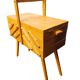 Sewing box worker feet compass scandinavian design vintage 50 60