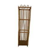 Vintage bamboo rattan umbrella holder