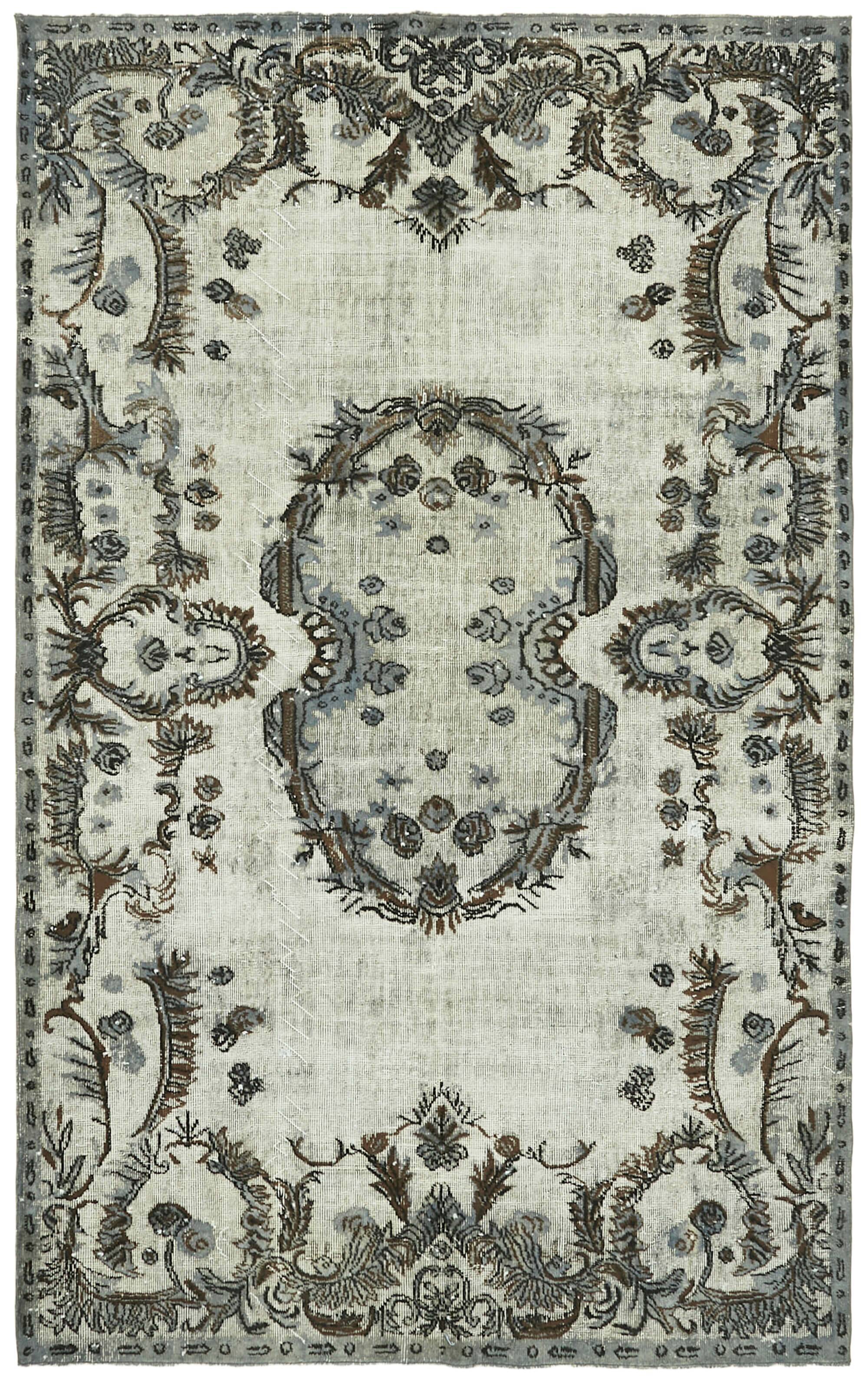 Handmade contemporary oriental 1970s 200 cm x 314 cm grey carpet