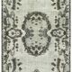 Handmade contemporary oriental 1970s 200 cm x 314 cm grey carpet