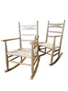 Paire de Rocking-chairs en bois