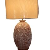 Ceramic lamp signed f fernandez