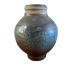 Enamelled stoneware ball vase
