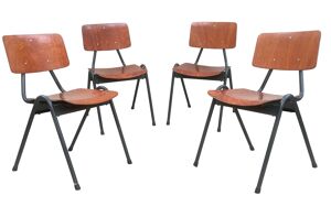Lot de 4 chaises hollandaises
