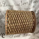 Basket woven natural fibers