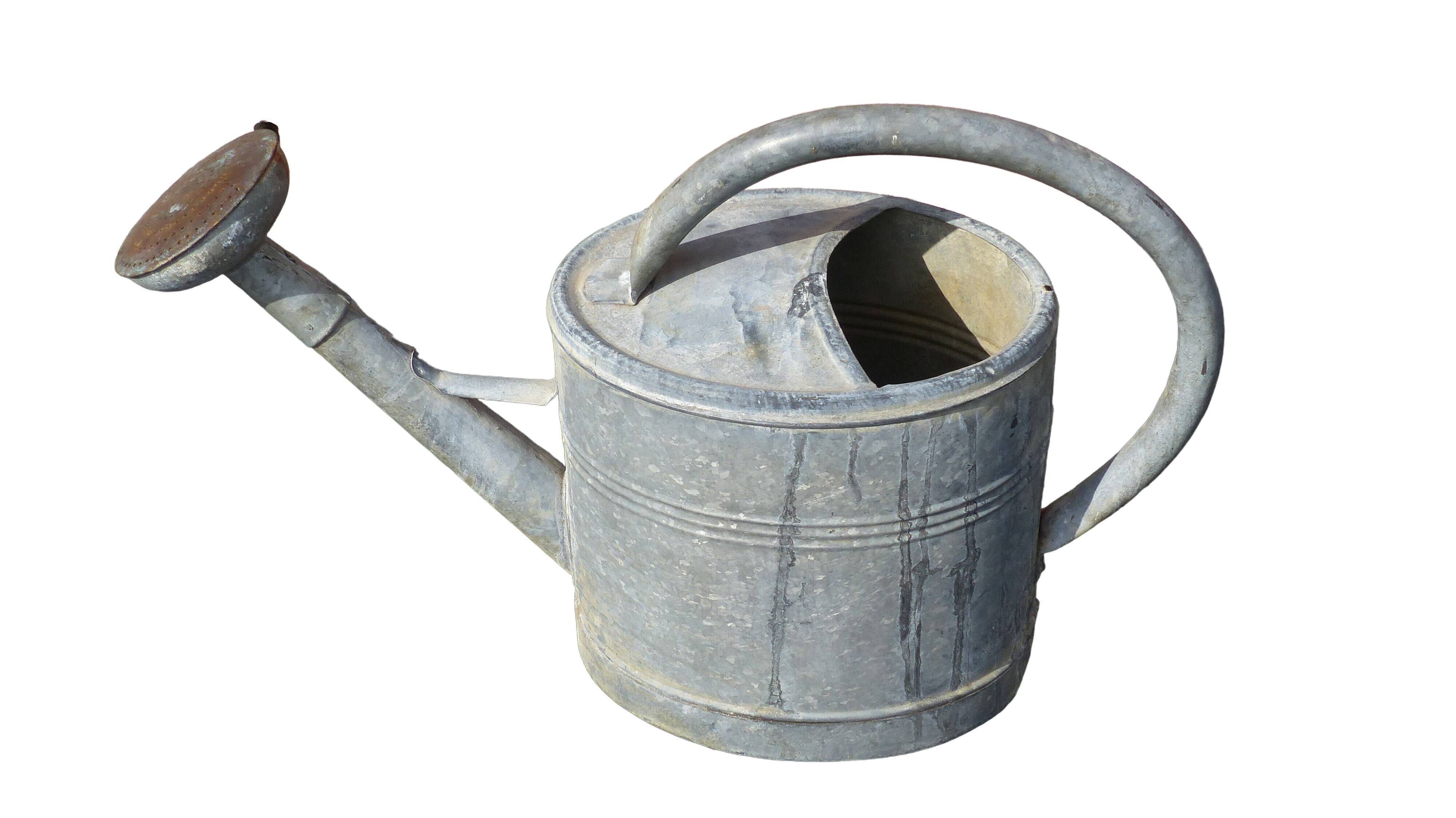 Zinc watering can