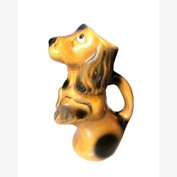 Ceramic dog pitcher