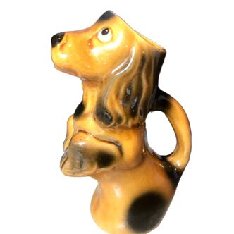 Ceramic dog pitcher