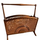 Canework magazine holder
