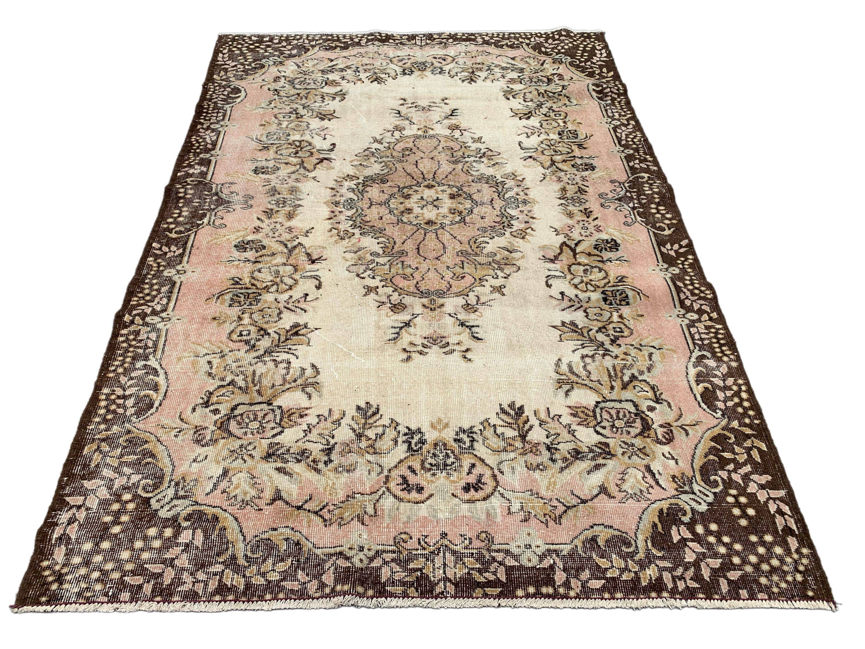 Vintage Turkish Rug 260x177 cm