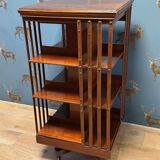 Antique revolving bookcase