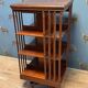 Antique revolving bookcase