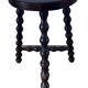 Stool vintage tripod wooden plant beaded feet