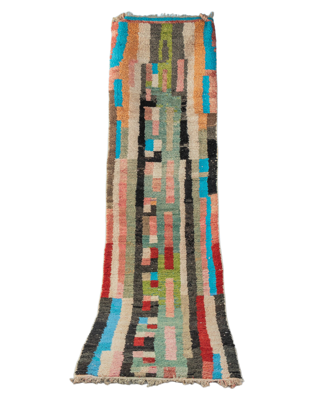 Vintage runner berber rug, 87 x 320