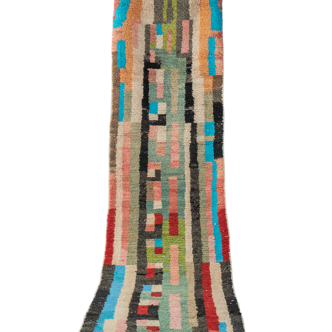 Vintage runner berber rug, 87 x 320