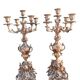 Pair of bronze candelabra nineteenth century