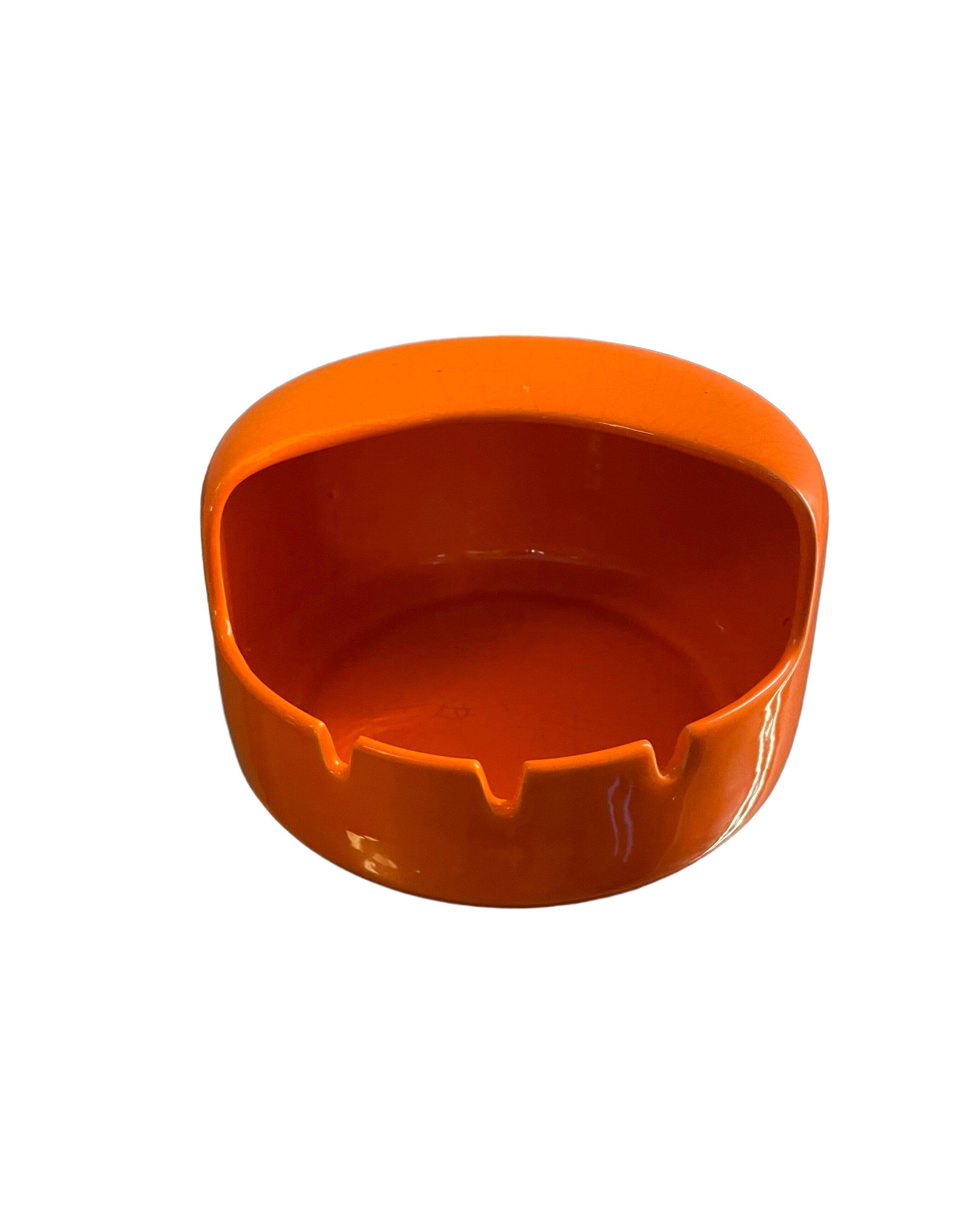 Ceramic ashtray Pino Spagnolo for Sicart, 1970s