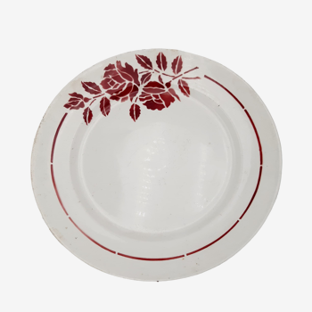 Plat "Eden" porcelaine St Amand