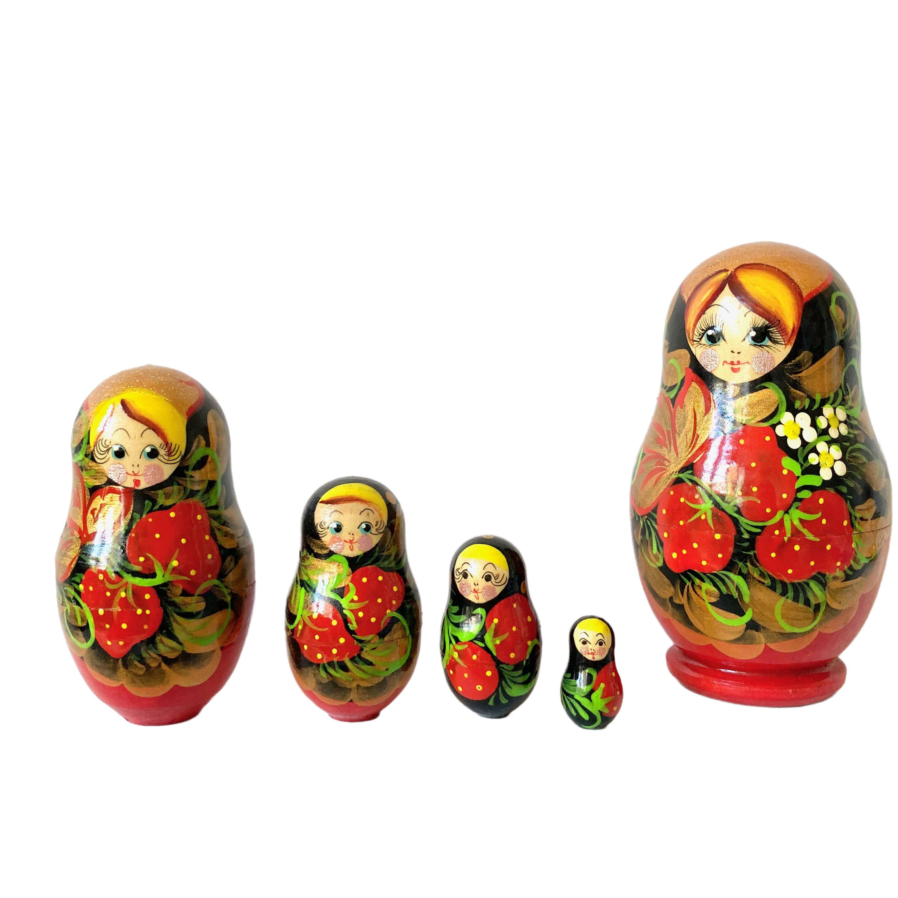 Russian nesting dolls matryoshka