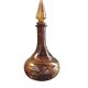 Carafe vintage ronde couleur ambre