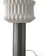 Vintage lamp 70s porcelain and chrome foot