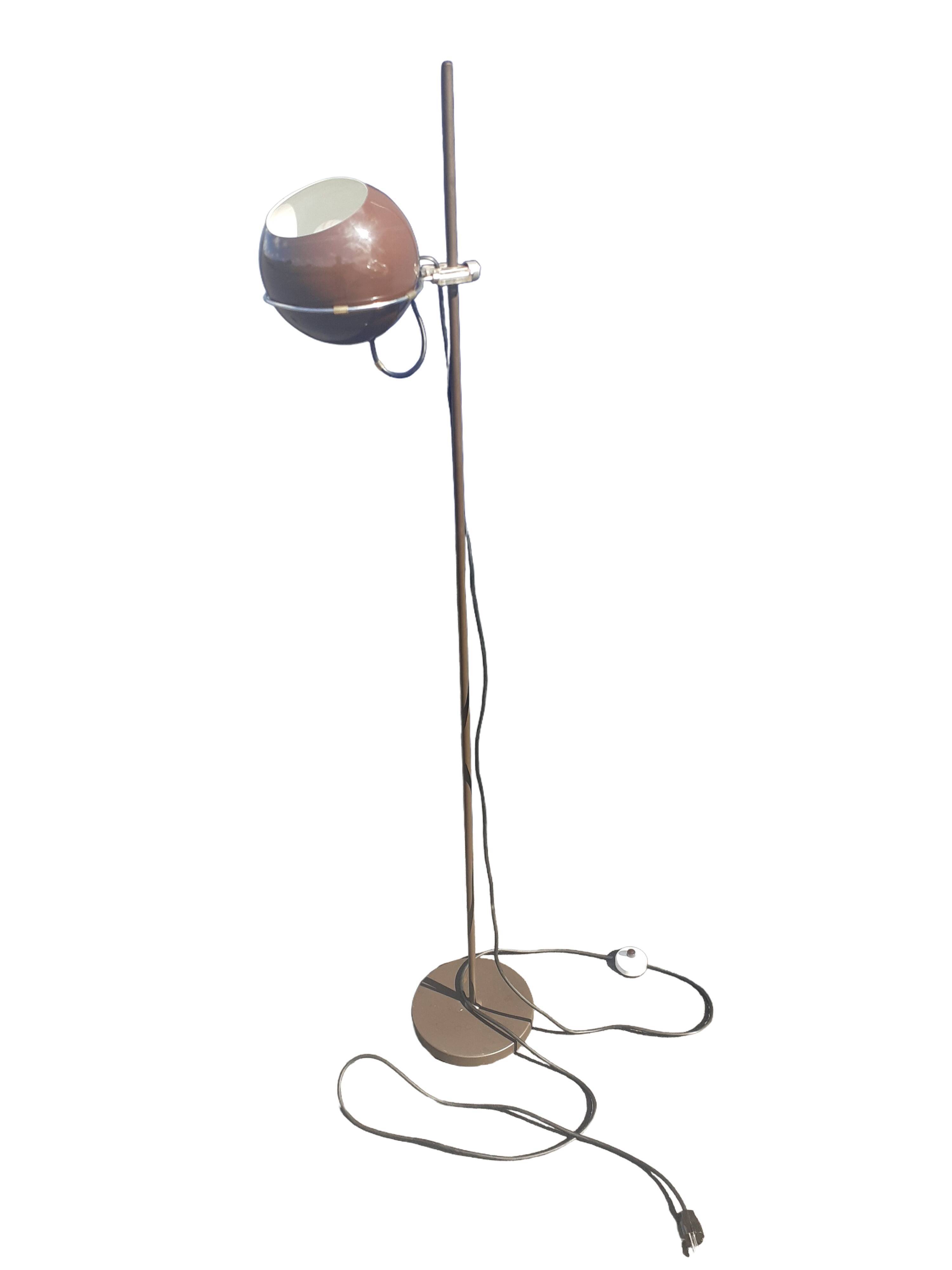 Lamp Eyeball brown, 70's