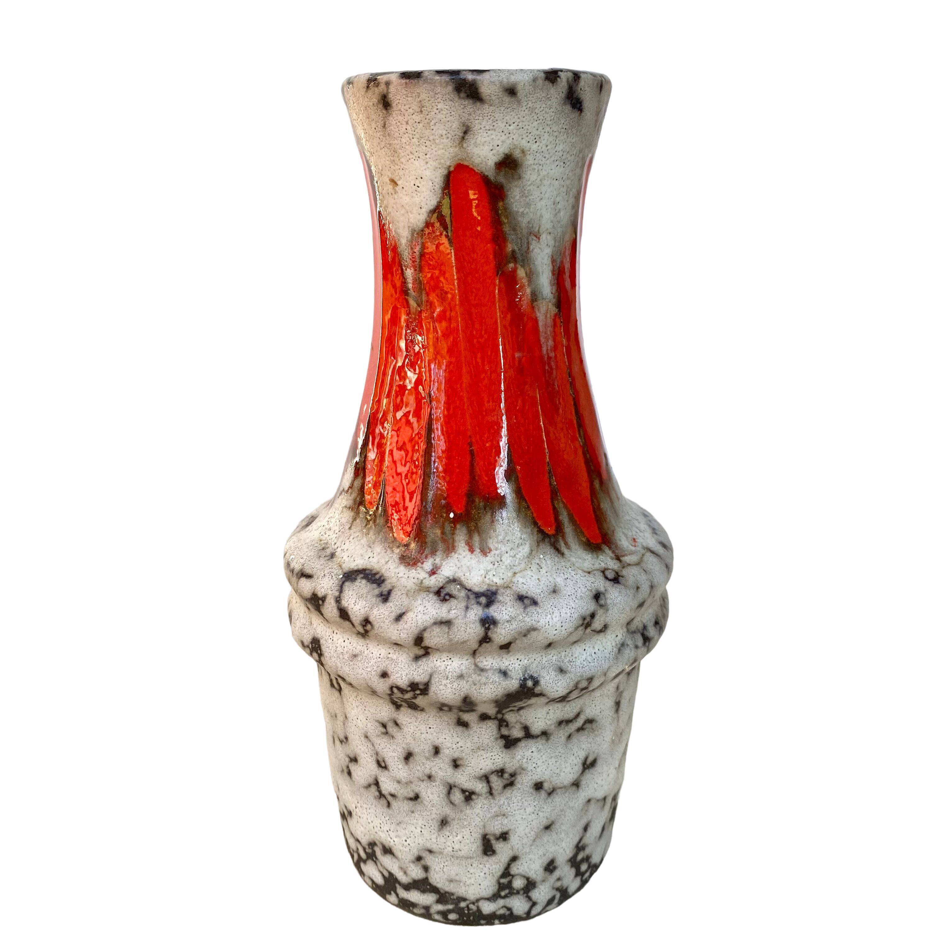 Vintage Schleurih ceramik Fat Lava vase