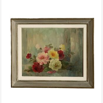 Tableau vintage fleurs