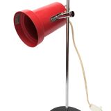 Vintage adjustable desk lamp red