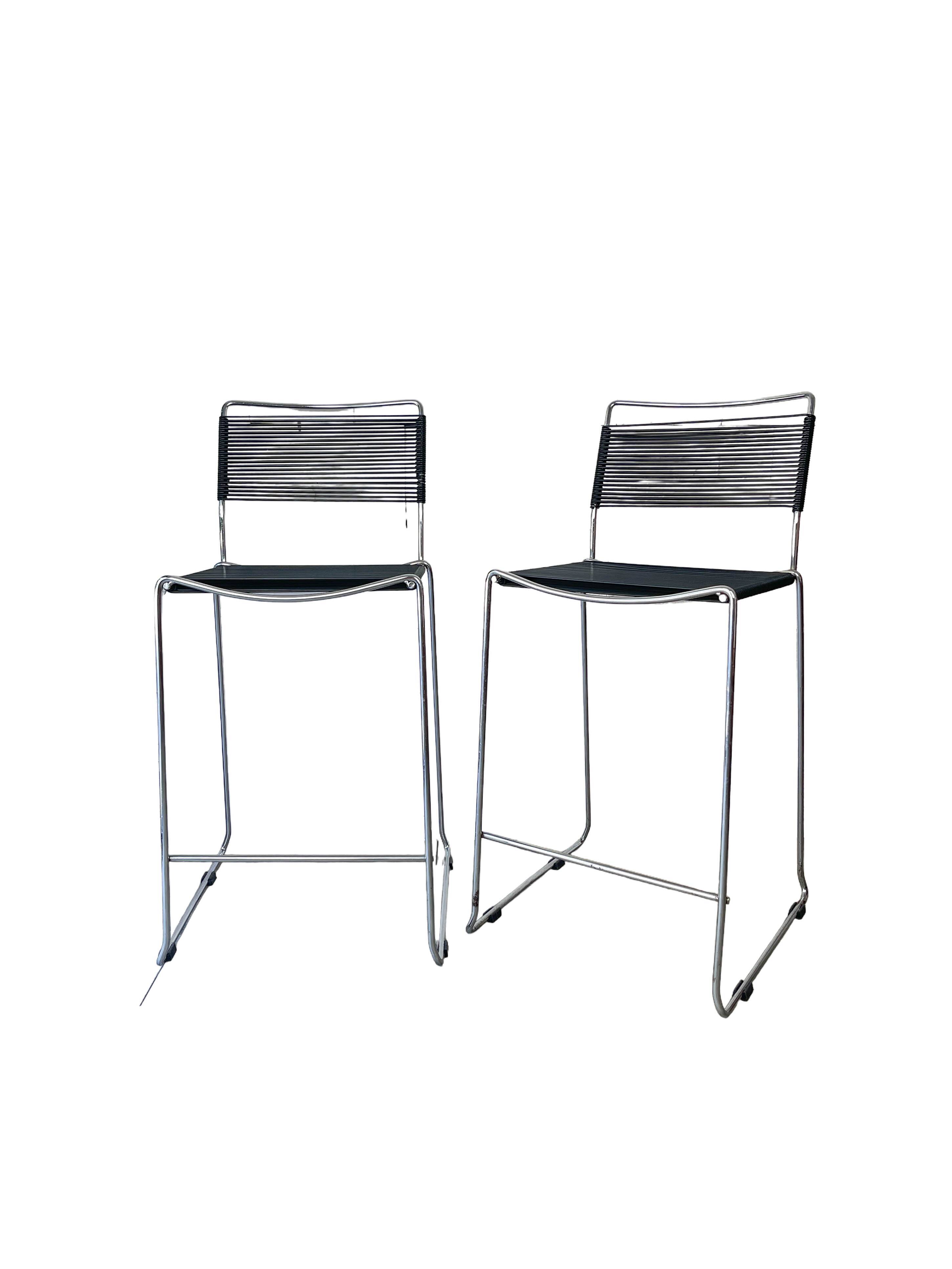 Mid-Century Spaghetti Bar Stools by Giandomenico Belotti for Alias, Italy, 1980s