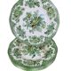 4 dessert plates Wedgwood Oriental Pheasants green