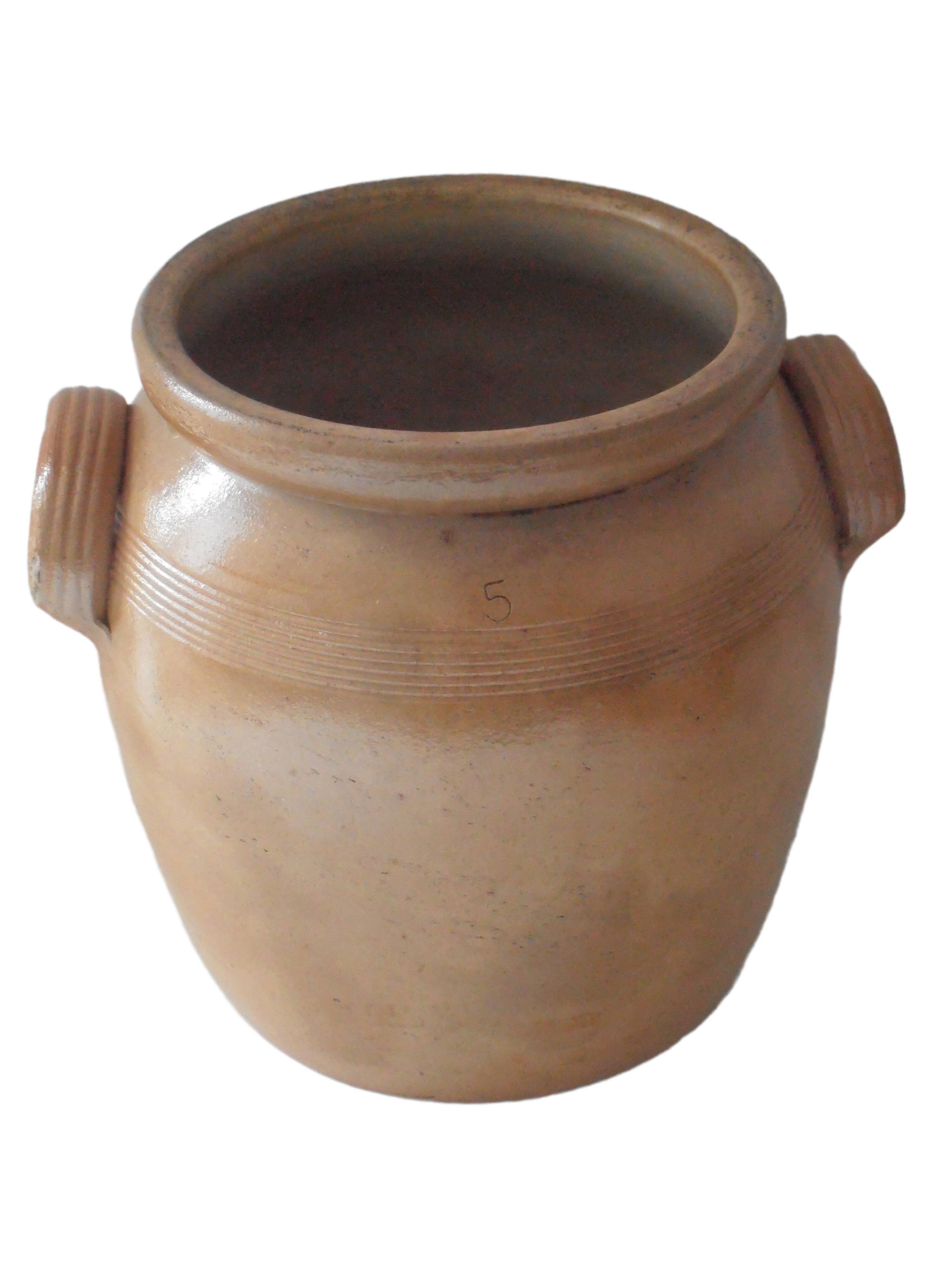 Vase Pot in brown doe sandstone