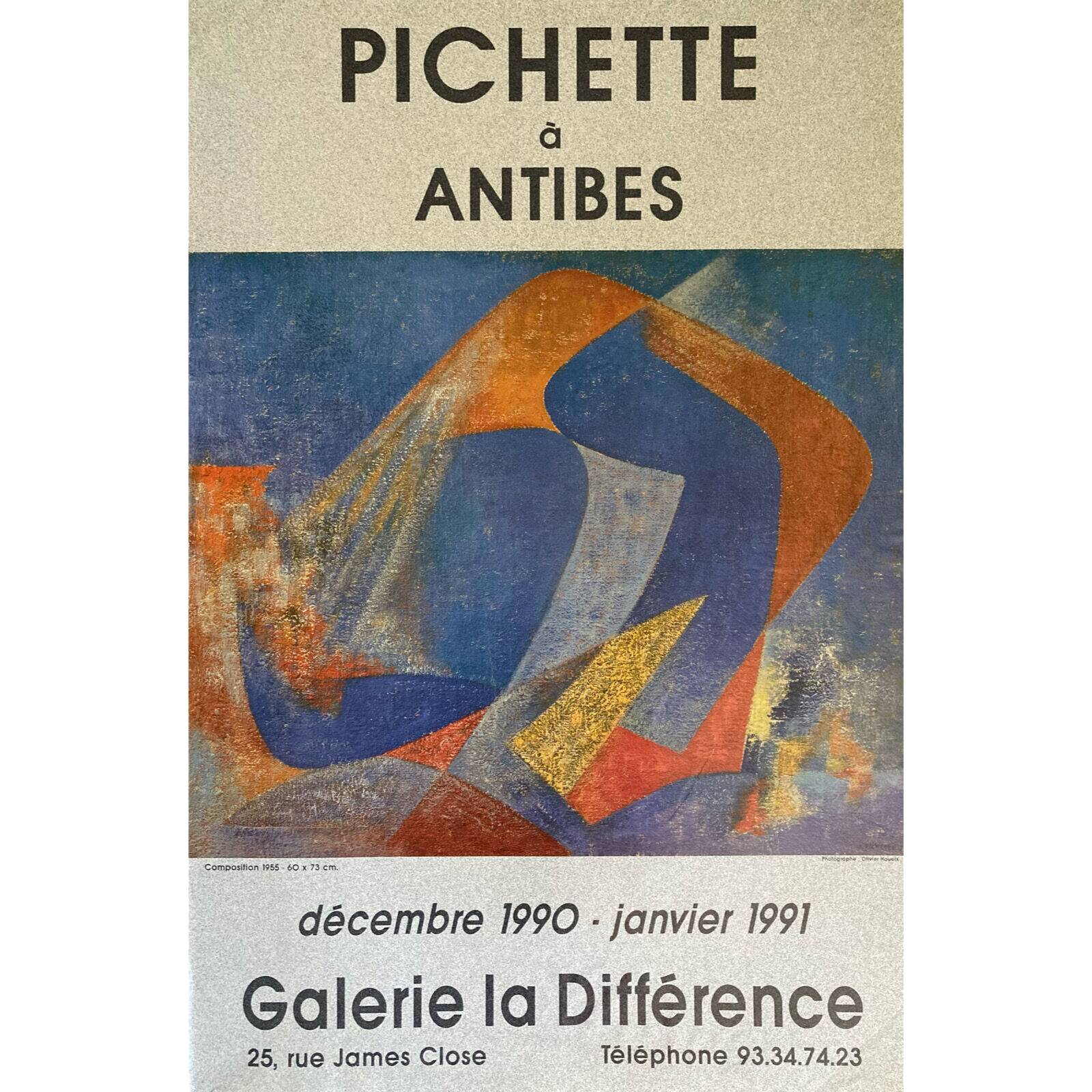Poster by James Pichette for galerie la différence 1990/91