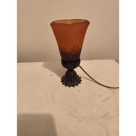 Art Deco glass paste lamp