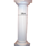 Doric column pillar stele deco plaster of cast reinforced with filasse