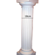 Doric column pillar stele deco plaster of cast reinforced with filasse
