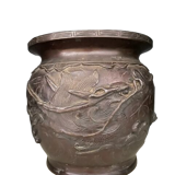 Cache pot bronze XIXème siècle Dragon