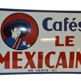 enamelled plate coffee the mexican