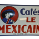 enamelled plate coffee the mexican
