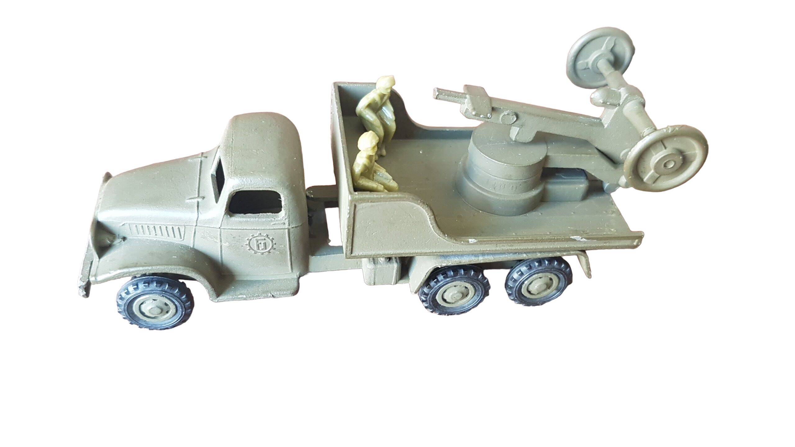 Mitrailleuse Métal Kaki Pour Camion Militaire GMC/Dodge/Jeep - Modèle FJ, échelle R170