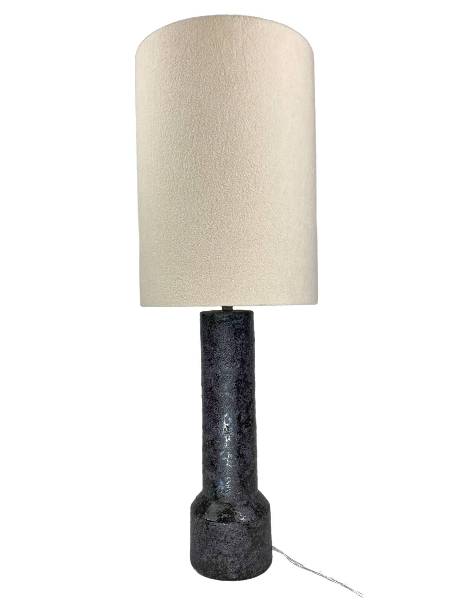 Dutch ceramic fat lava table lamp by Pieter Groeneveld 1960s
