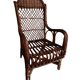 Children's rattan armchair 70' vintage