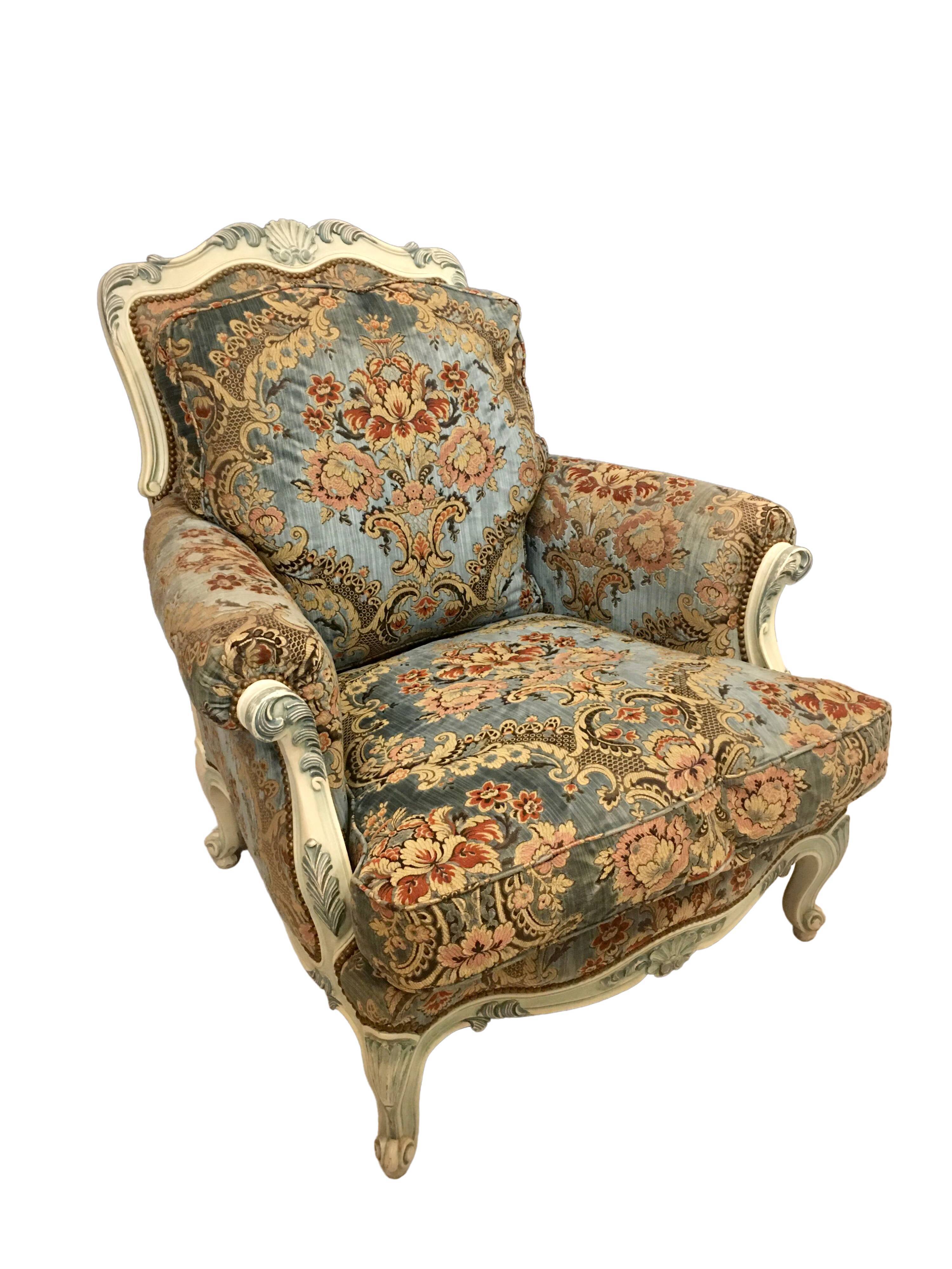 Baroque style armchair
