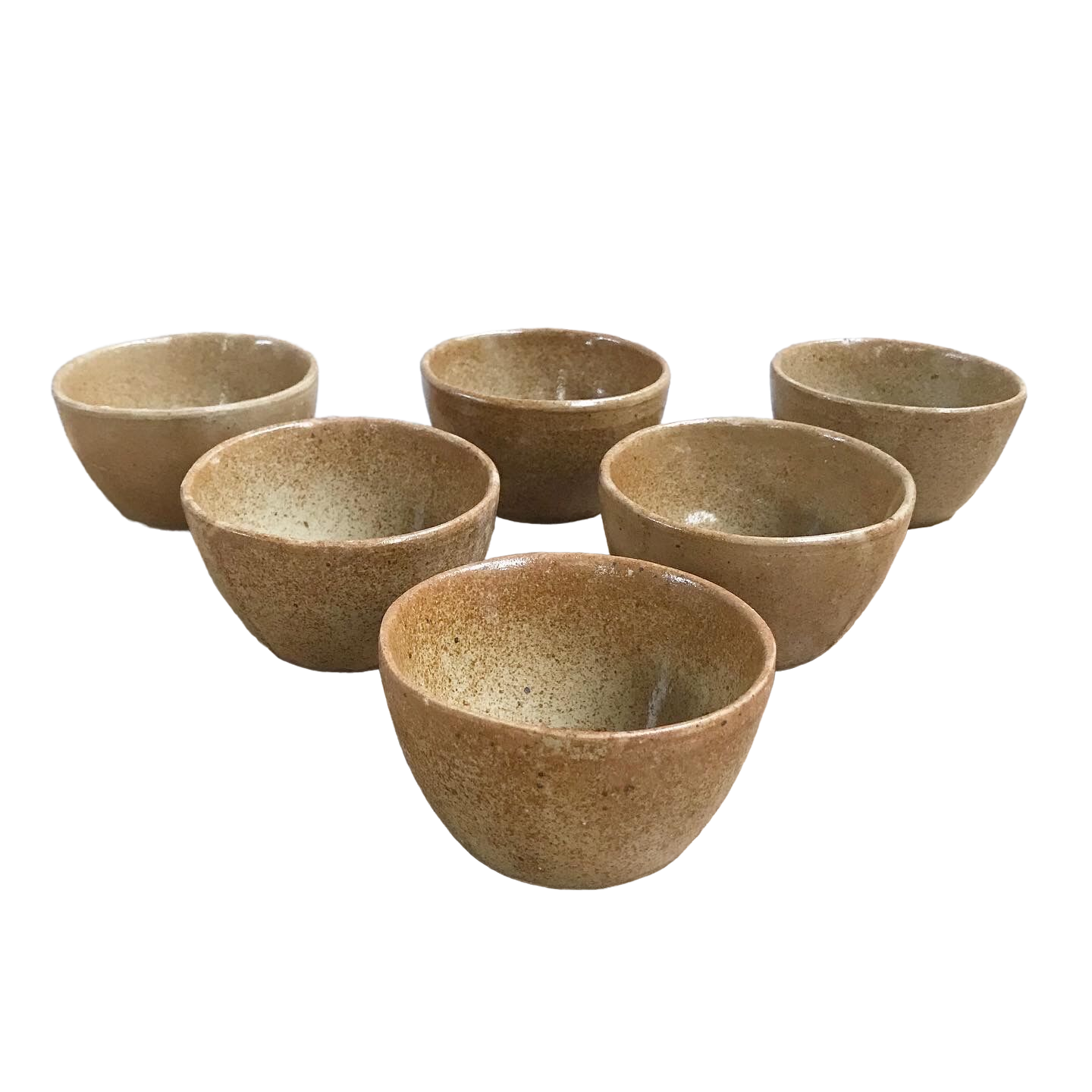 Set of 6 stoneware bowls
