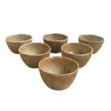Set of 6 stoneware bowls